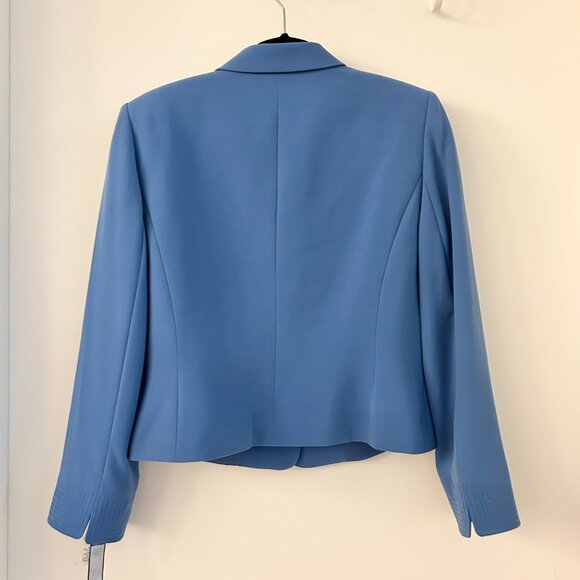 Tahari Arthur S. Levine French Blue Jagger Suit Blazer Jacket Size 12 Petite NWT - Picture 8 of 8